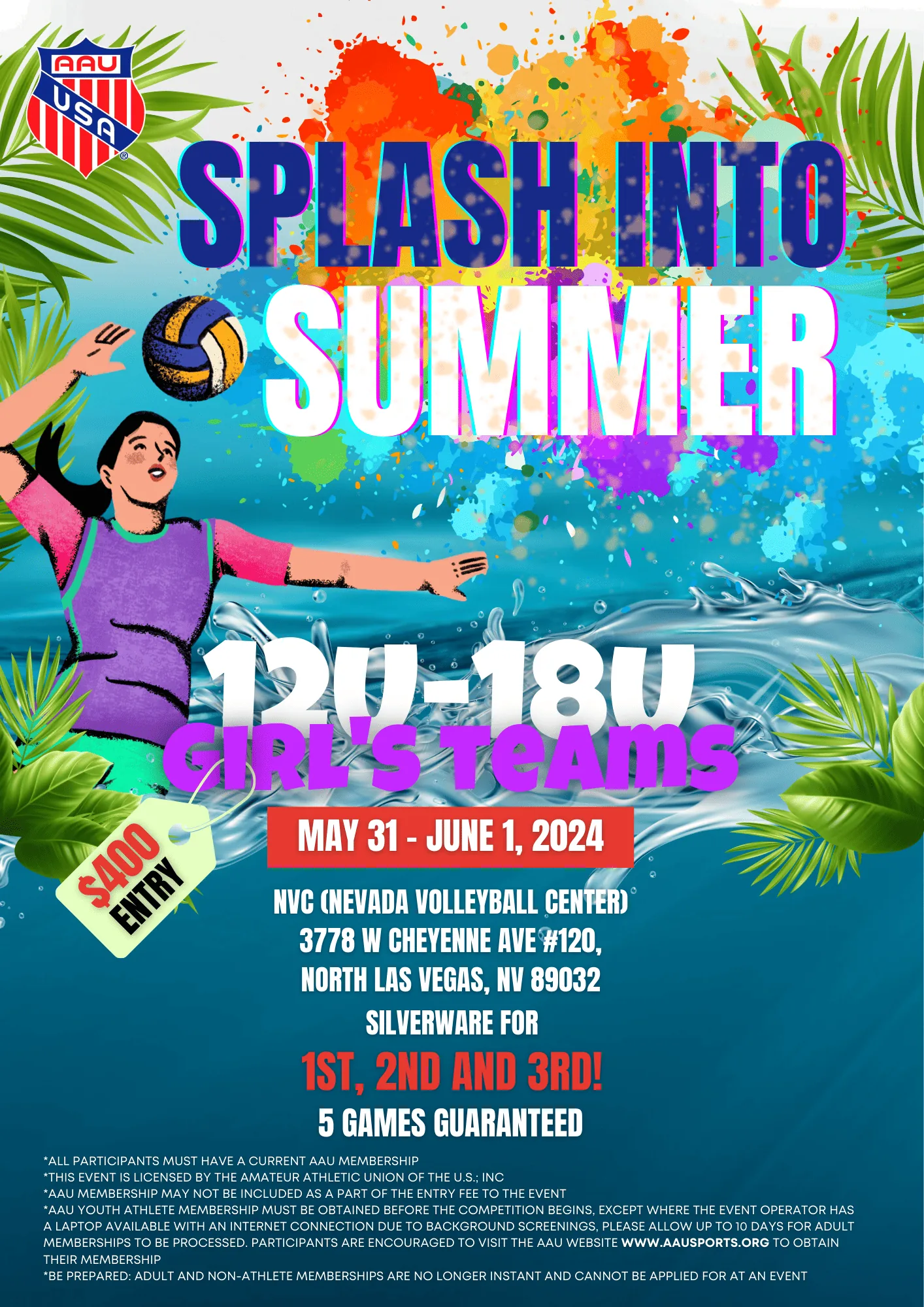 Splash Into Summer Tournament – Girls
